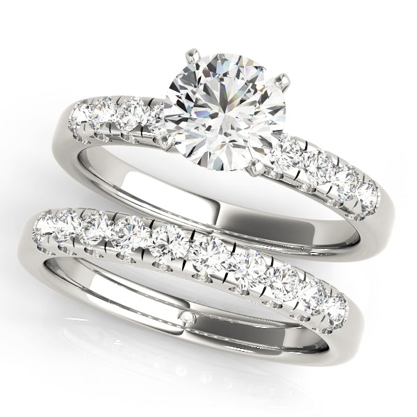 ENGAGEMENT RINGS SINGLE ROW PRONG SET