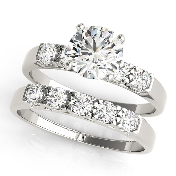 ENGAGEMENT RINGS SINGLE ROW PRONG SET