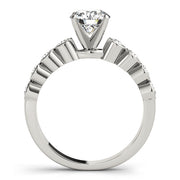 ENGAGEMENT RINGS SINGLE ROW BEZEL SET