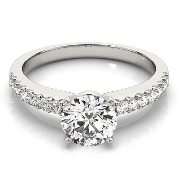 ENGAGEMENT RINGS SINGLE ROW PRONG SET