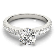 ENGAGEMENT RINGS SINGLE ROW PRONG SET