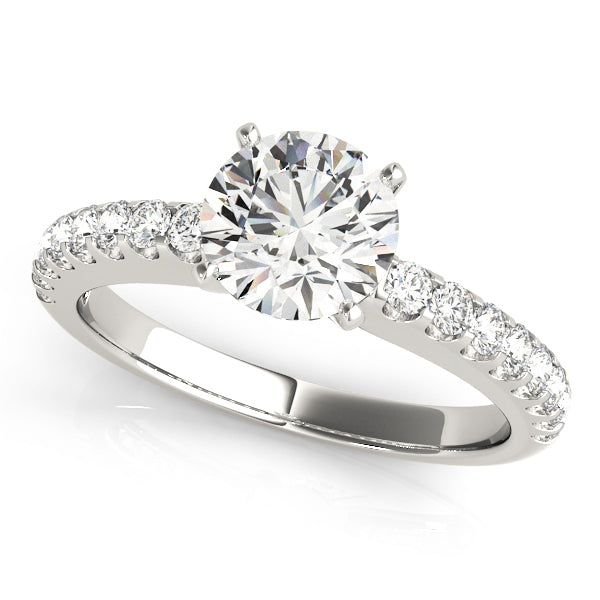 ENGAGEMENT RINGS SINGLE ROW PRONG SET