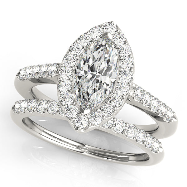 ENGAGEMENT RINGS HALO MARQUISE