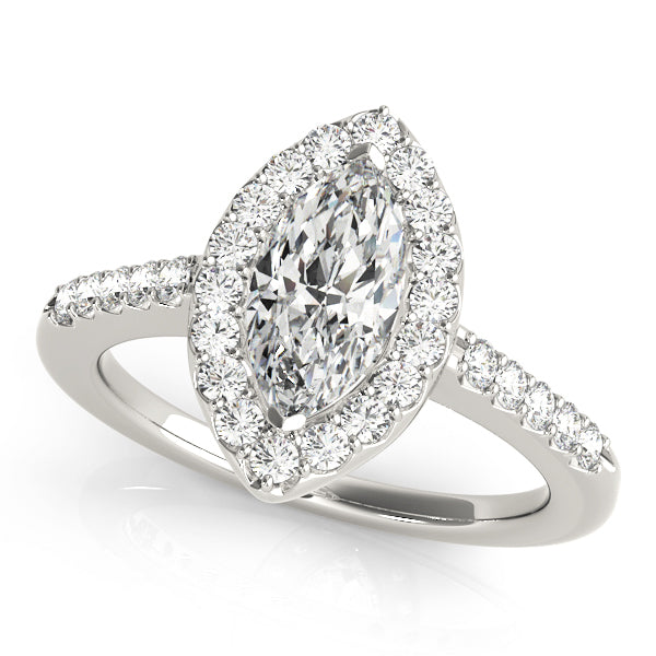 ENGAGEMENT RINGS HALO MARQUISE