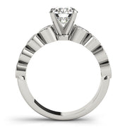 ENGAGEMENT RINGS SINGLE ROW BEZEL SET