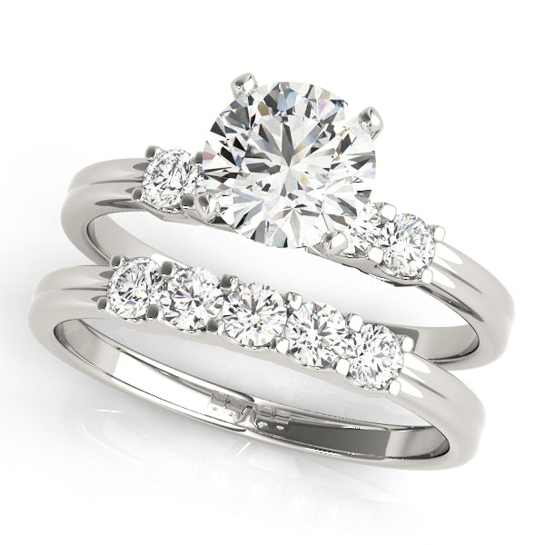 ENGAGEMENT RINGS SINGLE ROW PRONG SET