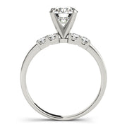 ENGAGEMENT RINGS SINGLE ROW PRONG SET