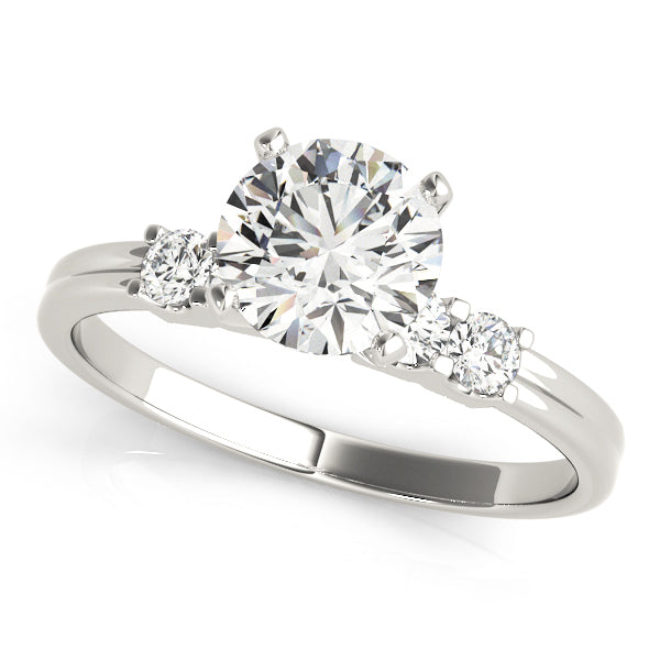 ENGAGEMENT RINGS SINGLE ROW PRONG SET