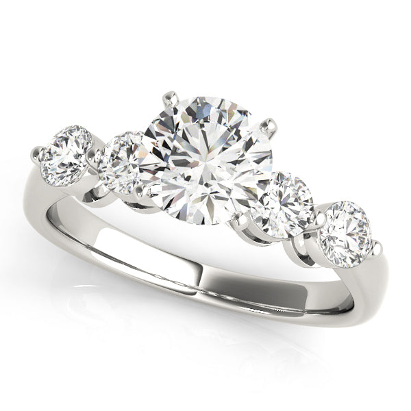 ENGAGEMENT RINGS SINGLE ROW PRONG SET