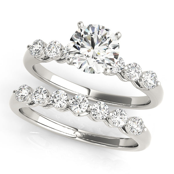 ENGAGEMENT RINGS SINGLE ROW PRONG SET