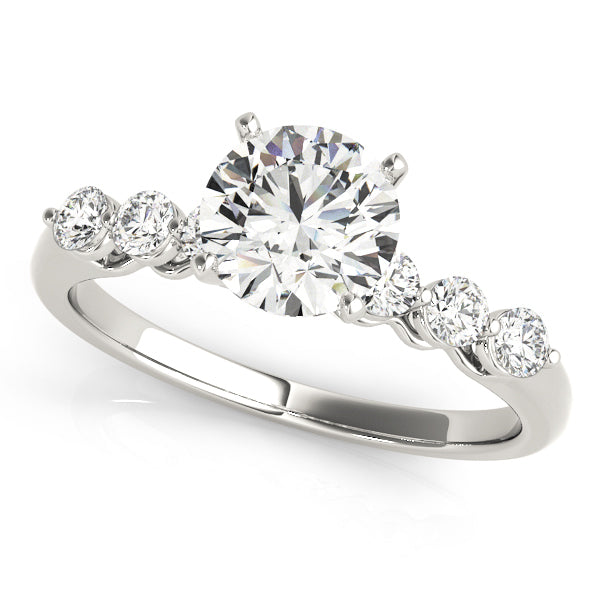 ENGAGEMENT RINGS SINGLE ROW PRONG SET