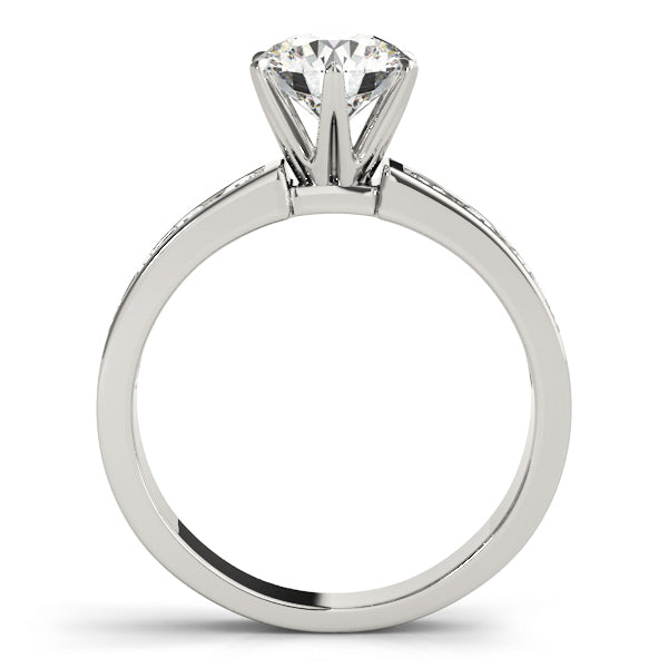 ENGAGEMENT RINGS SINGLE ROW CHANNEL SET