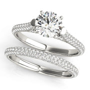 ENGAGEMENT RINGS SINGLE ROW PRONG SET