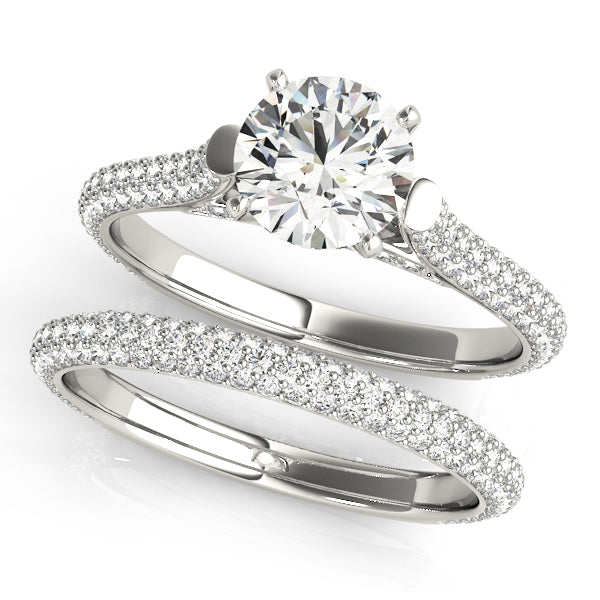 ENGAGEMENT RINGS SINGLE ROW PRONG SET