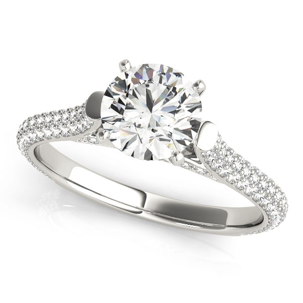 ENGAGEMENT RINGS SINGLE ROW PRONG SET