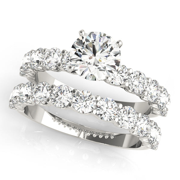 ENGAGEMENT RINGS SINGLE ROW PRONG SET