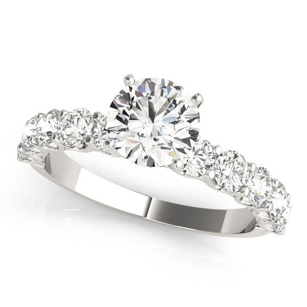 ENGAGEMENT RINGS SINGLE ROW PRONG SET