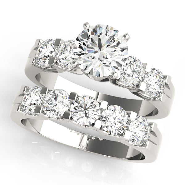 ENGAGEMENT RINGS SINGLE ROW PRONG SET