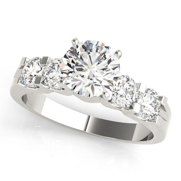 ENGAGEMENT RINGS SINGLE ROW PRONG SET