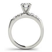 ENGAGEMENT RINGS SINGLE ROW PRONG SET