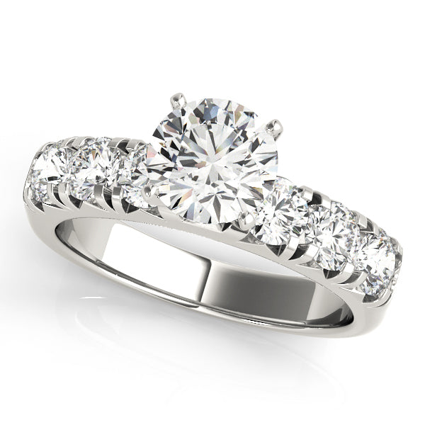 ENGAGEMENT RINGS SINGLE ROW PRONG SET