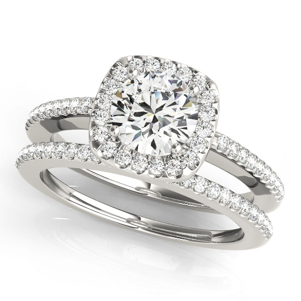 ENGAGEMENT RINGS HALO ROUND **50551