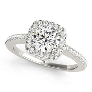 ENGAGEMENT RINGS HALO ROUND **50551