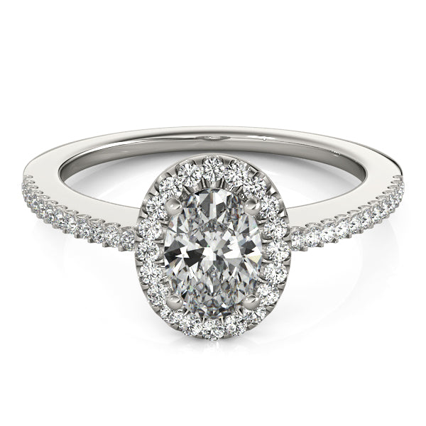 ENGAGEMENT RINGS HALO OVAL