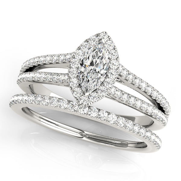 ENGAGEMENT RINGS HALO MARQUISE