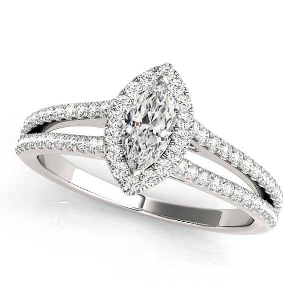 ENGAGEMENT RINGS HALO MARQUISE