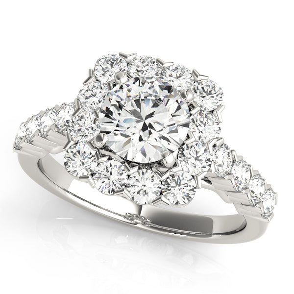 ENGAGEMENT RINGS HALO ROUND