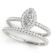 ENGAGEMENT RINGS HALO MARQUISE