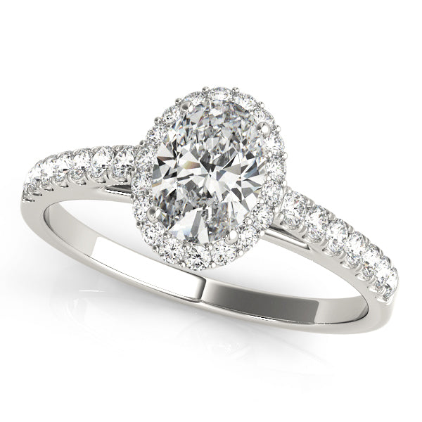 ENGAGEMENT RINGS HALO OVAL