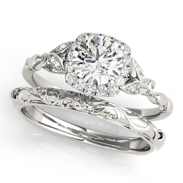RD HALO ENGAGEMENT RING