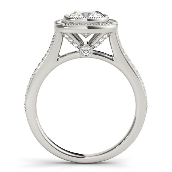 ENGAGEMENT RINGS HALO CUSH