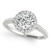 ROUND HALO ENGAGEMENT RING