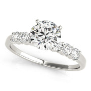 SINGLE ROW ENGAGEMENT RING