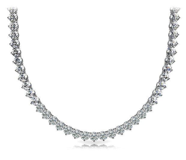 3 Prong Riviera Necklace not G