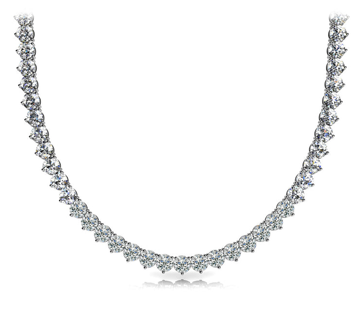 3 Prong Riviera Necklace not G