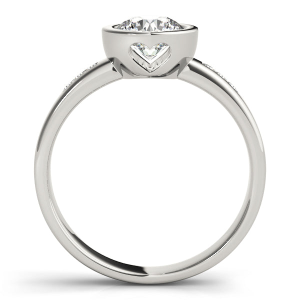 ENGAGEMENT RINGS SINGLE ROW CHANNEL SET