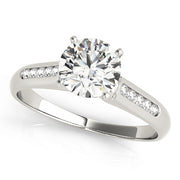 ENGAGEMENT RINGS SINGLE ROW CHANNEL SET