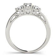 ENGAGEMENT RINGS 3 STONE ROUND