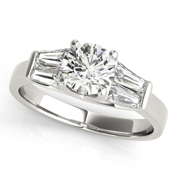 ENGAGEMENT RINGS FANCY SHAPE BAGUETTE REMOUNTS