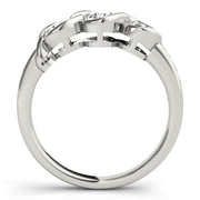 ENGAGEMENT RINGS 3 STONE ROUND