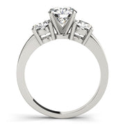 ENGAGEMENT RINGS 3 STONE ROUND