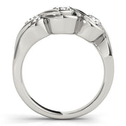 ENGAGEMENT RINGS 3 STONE ROUND