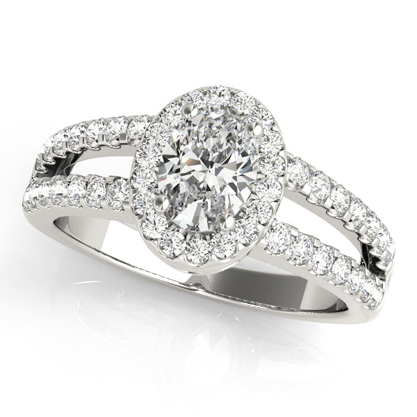 ENGAGEMENT RINGS HALO OVAL