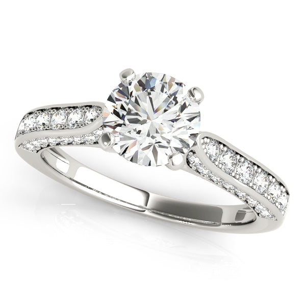 ENGAGEMENT RINGS SINGLE ROW PRONG SET