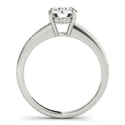 ENGAGEMENT RINGS SINGLE ROW PRONG SET