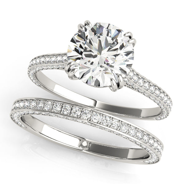 ENGAGEMENT RINGS SINGLE ROW PRONG SET